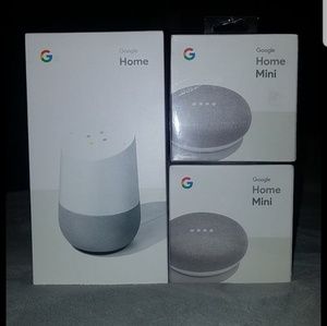 Google home and two minis